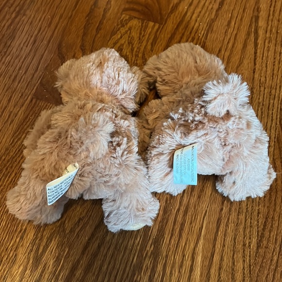 Plush brown bears bundle of 2, 7 inch - Picture 3 of 6